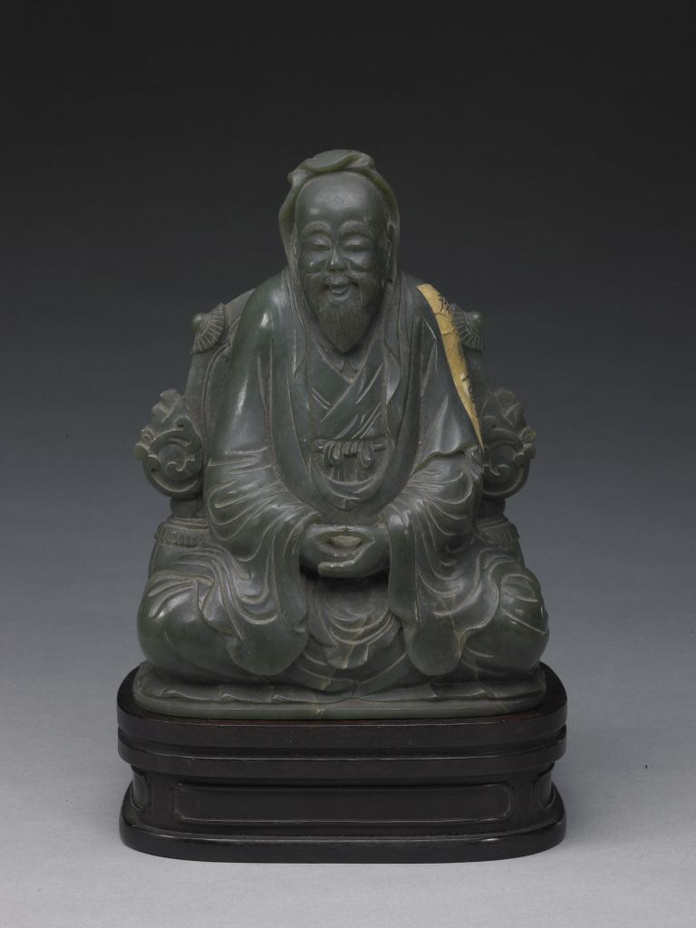 碧玉十八罗汉-阿姿达尊者之正面